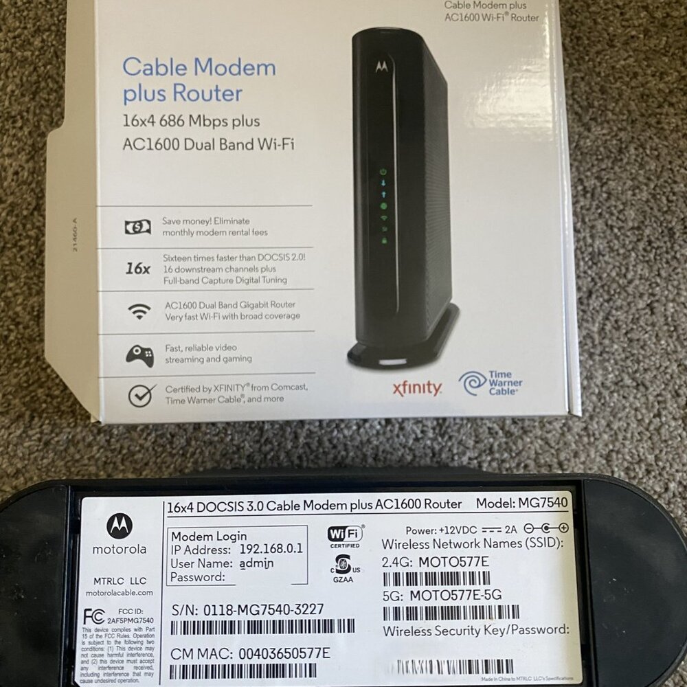 Modem & Router Motorola MG7540 - Picture 3 of 7